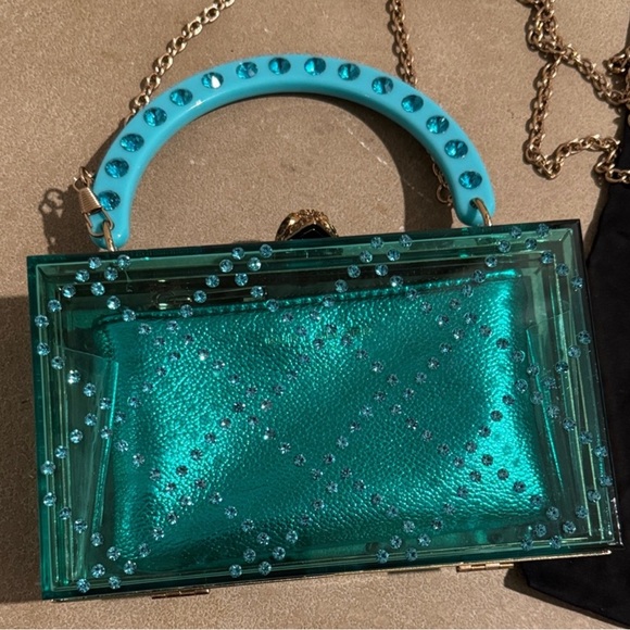 ✨💎RARE💎✨KURT GIEGER TWO IN ONE BOX CROSSBODY w/ DUSTY & GIFT - Picture 8 of 8